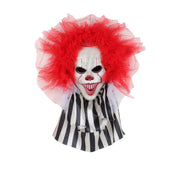 Halloween Horror Clown Wreath 20 Inch Artificial Decorative Halloween Wreath