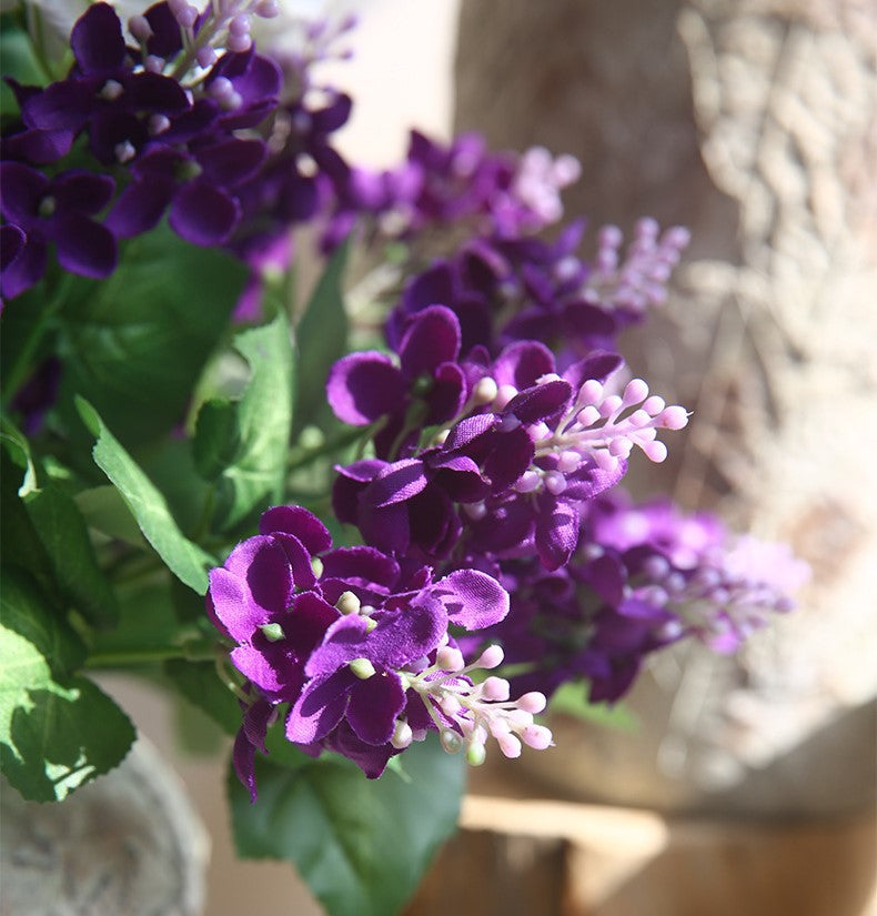 12 Inch Artificial Hyacinth Bush, Bulk Wholesale, Silk Flowers, Multiple Stems