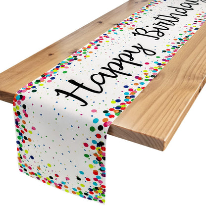 Bulk Birthday Theme Table Runners for Birthday Parties Indoor and Outdoor Wholesale