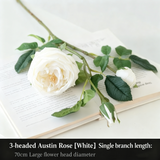 27.6" Ins-Style Faux Pink Rose Stem – Artificial Flower for Home Decor (Living Room/Dining Table) | Wedding & Photoshoot Prop