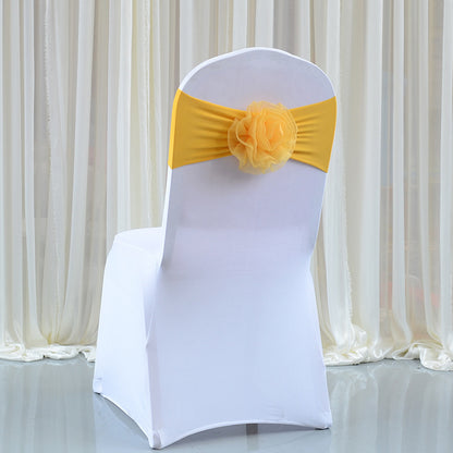 Bulk 10 Pcs Organza Bow Chair Sashes for Banquet Parties Decoration Wholesale