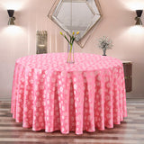 Bulk Jacquard Polyester Round Tablecloth Elegant and Durable Table Cover for Parties and Events Wholesale