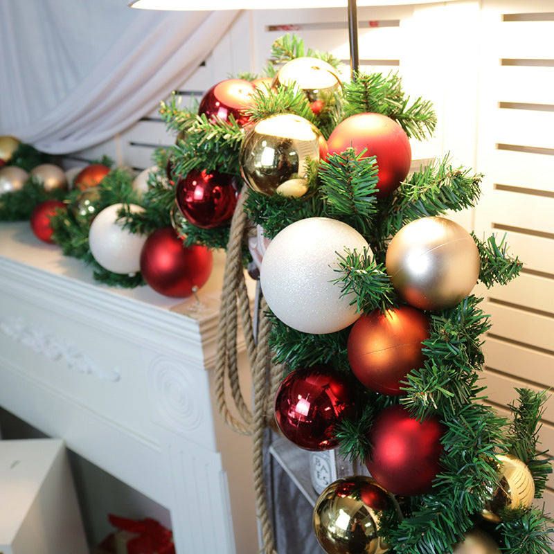 Artificial Rattan Christmas Window Garland 106 Inch Decor
