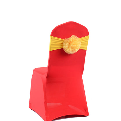 Bulk 10 Pcs Organza Bow Chair Sashes for Banquet Parties Decoration Wholesale