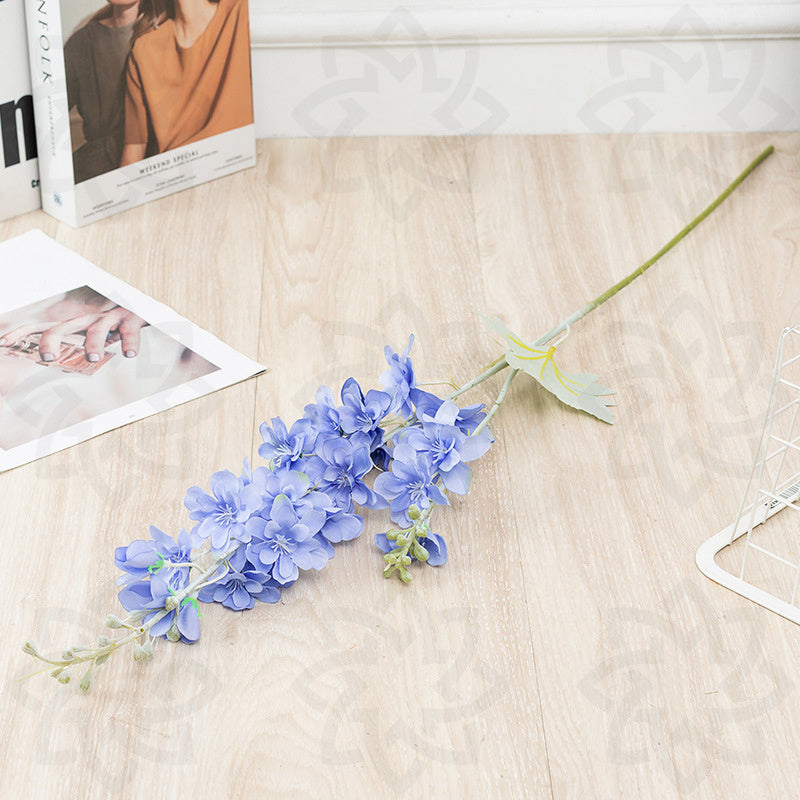 33 Inch Artificial Silk Delphinium Stems 10 Pcs Silk Larkspur Flowers for Events