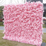 5D Artificial Cherry Blossom Flowers Bulk, Wall Arrangement for Event Panels, Wholesale Quantity