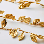 6.56ft (2M) Golden Yellow Leaf LED String Lights, Modern Design, Bulk Set, No Battery Needed