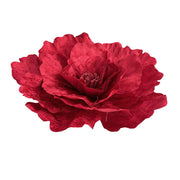 Giant Velvet Peony Flower Heads 10 Pcs Large Artificial Silk Stems for Wedding Party Photography