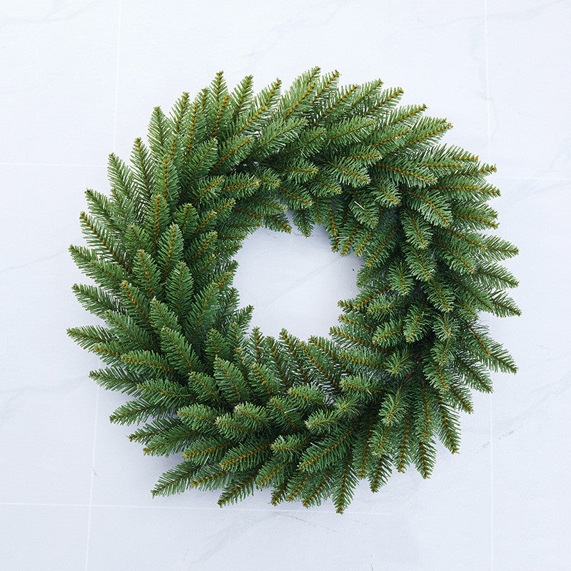Artificial Christmas Wreaths Green Bulk DIY Holiday Decor 12 Inch 5 Pcs