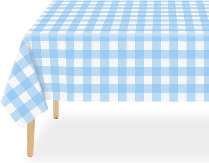 Bulk Waterproof Disposable Checkered Tablecloth 54 × 108 Inches Ideal for Outdoor Picnics Birthday Parties and Banquet Decoration Wholesale