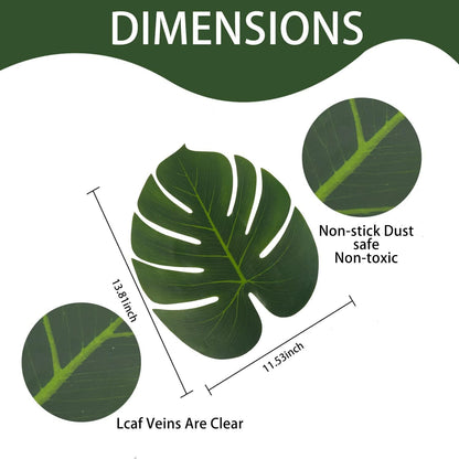 Bulk 50 Pcs Hawaiian Leaf Table Mats Perfect for Summer Parties Weddings and More Wholesale