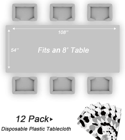 Bulk Waterproof Disposable Checkered Tablecloth 54 × 108 Inches Ideal for Outdoor Picnics Birthday Parties and Banquet Decoration Wholesale