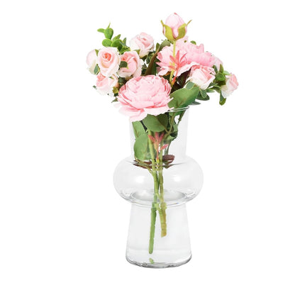 Bulk 7.8" Glass Vase Modern Hydroponic Vases for Centerpiece Wedding Office Home Wholesale