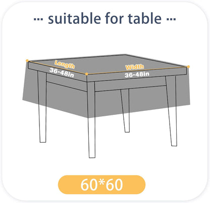 Bulk Solid Plaid Jacquard Spring Tablecloth Wrinkle and Water Resistant, Contemporary Woven Decorative Table Cover for Holiday Events Wholesale