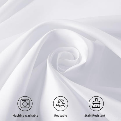 Bulk 3 Pcs Round Tablecloths Heavy Duty Polyester Washable Table Covers for Wedding Receptions Banquet Events & Birthday Parties Stain Resistant Spillproof Fabric for Dining Catering Wholesale