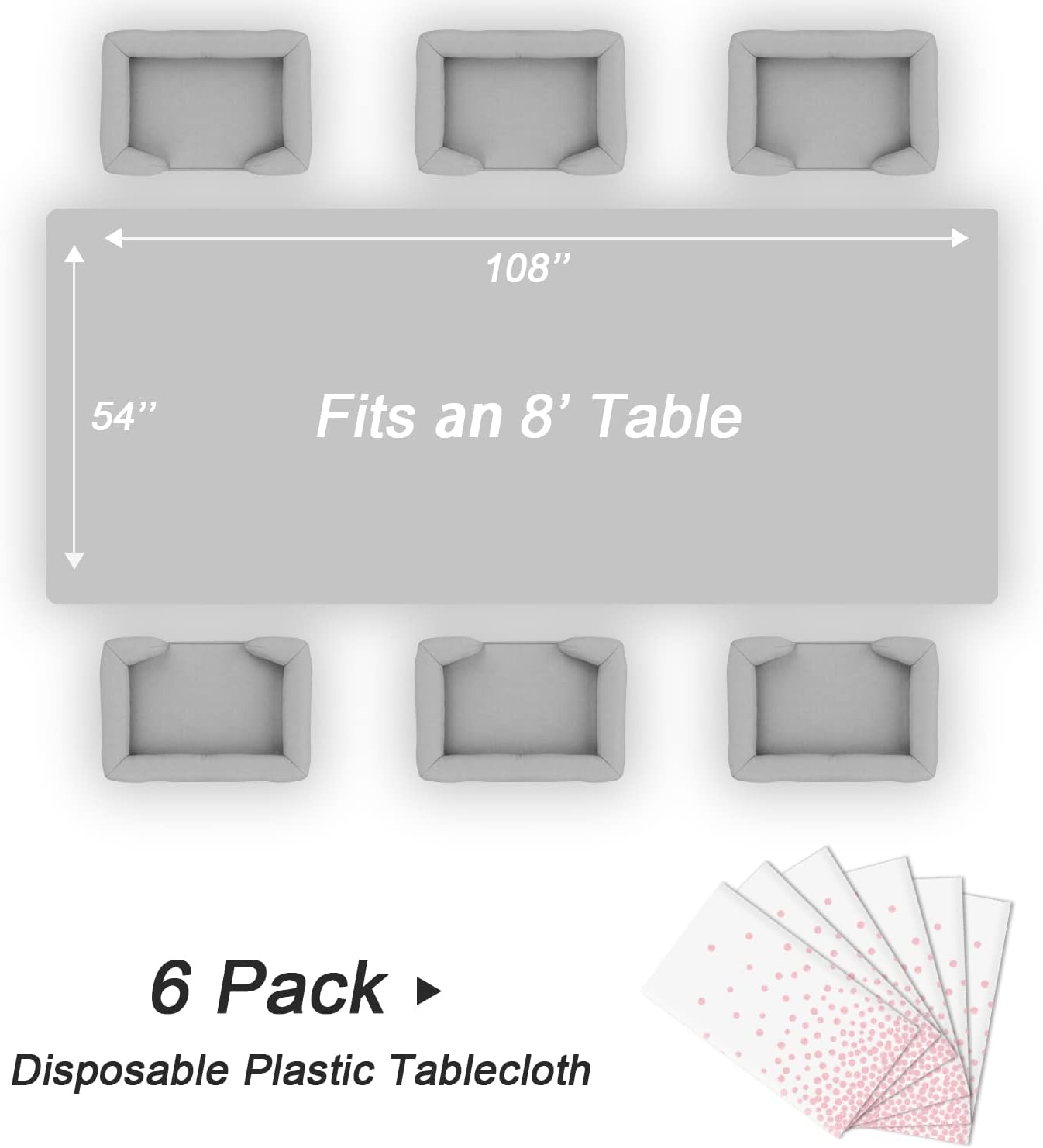 Bulk Waterproof Disposable Checkered Tablecloth 54 × 108 Inches Ideal for Outdoor Picnics Birthday Parties and Banquet Decoration Wholesale