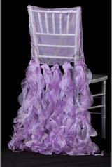 Bulk Curly Willow Chiavari Chair Back Slipcover in Fuchsia: Elegant Design, Perfect for Weddings and Special Events Wholesale