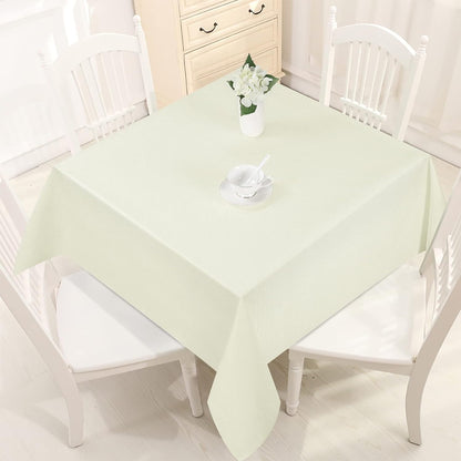Bulk Solid Plaid Jacquard Spring Tablecloth Wrinkle and Water Resistant, Contemporary Woven Decorative Table Cover for Holiday Events Wholesale