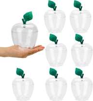 Bulk Large Clear Apple Containers Candy Toy Fillable Jars Back to School Teacher Gifts Wedding Ornaments Christmas Decorations Wholesale