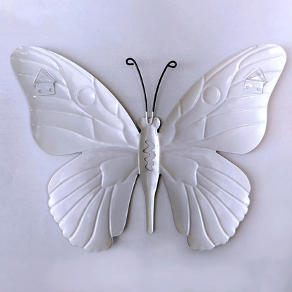 Bulk 4 Pcs Metal Butterfly Wall Decor 9.6" Outdoor Garden Patio Bedroom Art Living Room Balcony Perfect Gift for Family Friends Wholesale
