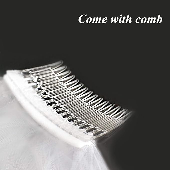 Bulk 2-Tier Wedding Veil 2025 French Tulle Cathedral Length Antique Comb for Boho Elopements & Editorial Photography Wholesale