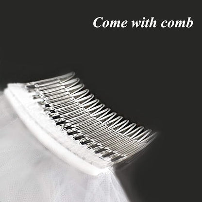 Bulk 2-Tier Wedding Veil 2025 French Tulle Cathedral Length Antique Comb for Boho Elopements & Editorial Photography Wholesale