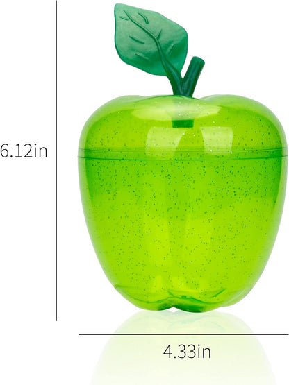 Bulk Large Clear Apple Containers Candy Toy Fillable Jars Back to School Teacher Gifts Wedding Ornaments Christmas Decorations Wholesale