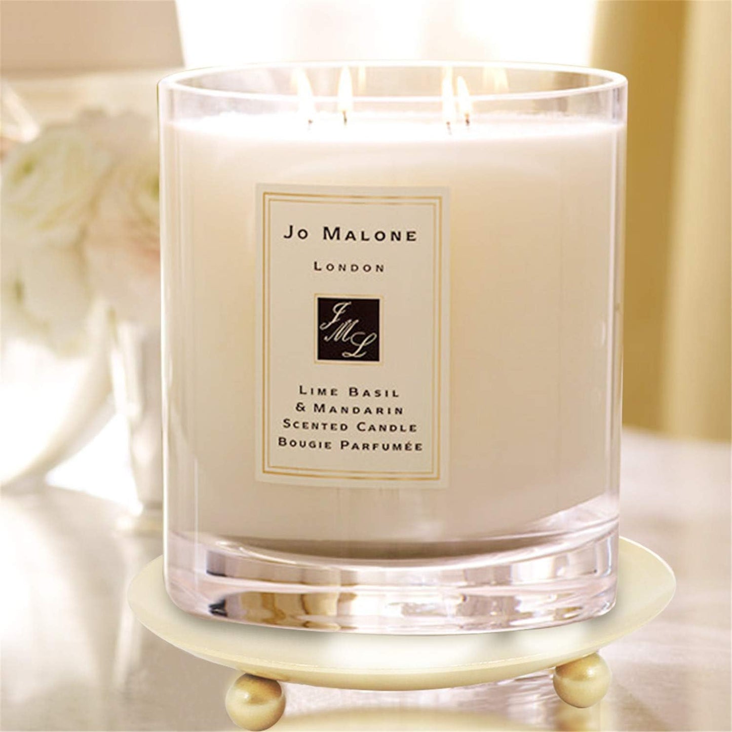 Premium 2 Pack Iron Candle Holders Heavy-Duty Wedding Banquet Decor Rustproof Metal Plate for LED Wax Candles & Spa Table Settings