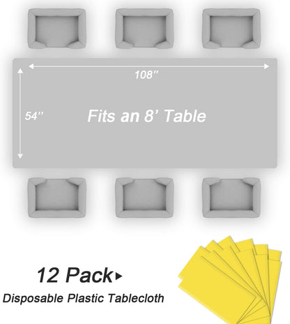 Bulk Waterproof Disposable Checkered Tablecloth 54 × 108 Inches Ideal for Outdoor Picnics Birthday Parties and Banquet Decoration Wholesale