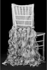 Bulk Curly Willow Chiavari Chair Back Slipcover in Fuchsia: Elegant Design, Perfect for Weddings and Special Events Wholesale