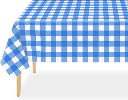Bulk Waterproof Disposable Checkered Tablecloth 54 × 108 Inches Ideal for Outdoor Picnics Birthday Parties and Banquet Decoration Wholesale