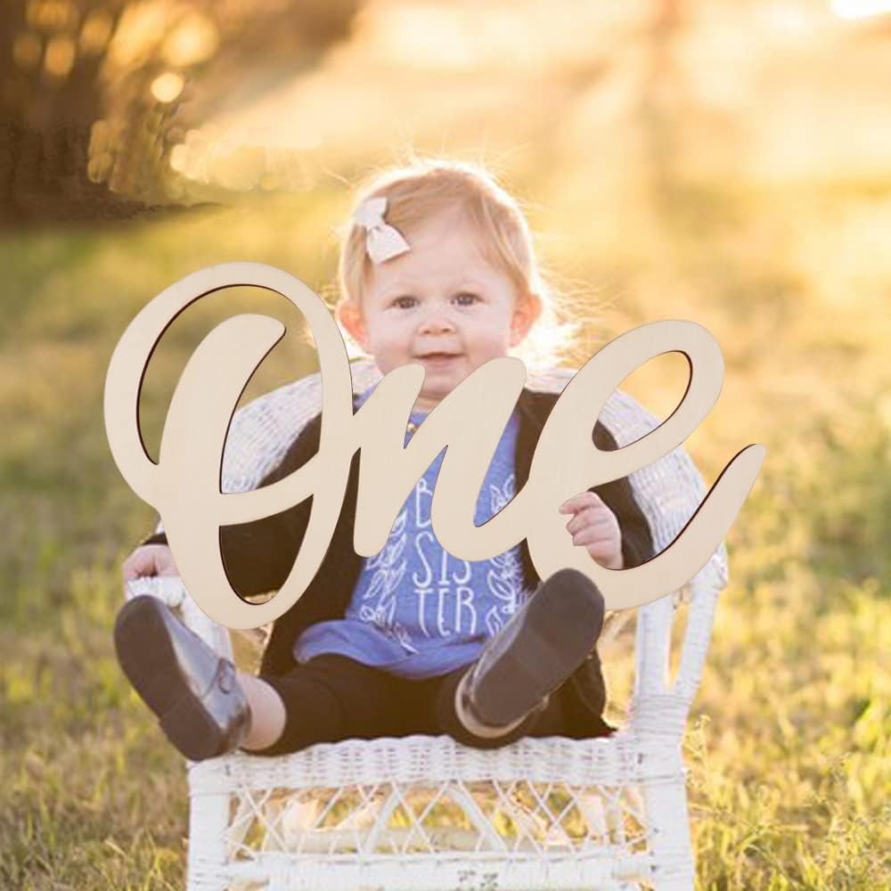 Bulk 1st Birthday Party Wooden Sign Wall Decor and Photo Props for Baby Bathtub Parties Table Displays and Baby Chair Photo Booth Props Wholesale