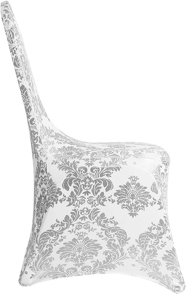 Bulk Golden Flower Print Brown Chair Cover Removable Washable Elastic Stretch Suitable for Banquets Weddings and Home Decor Wholesale