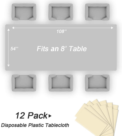 Bulk Waterproof Disposable Checkered Tablecloth 54 × 108 Inches Ideal for Outdoor Picnics Birthday Parties and Banquet Decoration Wholesale