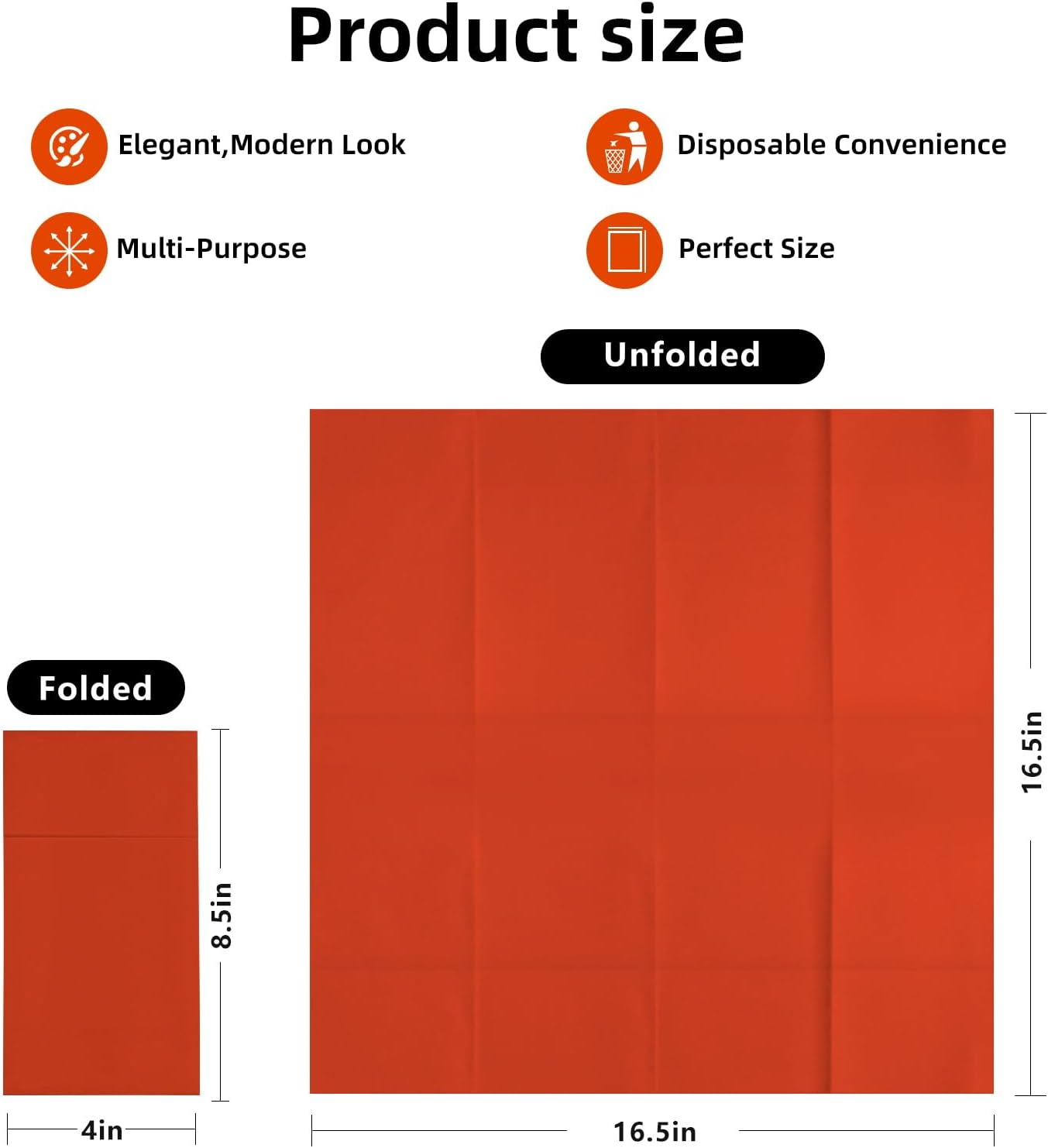 Bulk 100 Pcs 16.5" x 16.5" Premium Dinner Napkins with Flatware Pocket Soft Absorbent Cloth for Kitchen Parties Weddings Events Wholesale