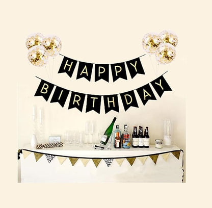 Bulk Happy Birthday Banner with Confetti Balloons for Birthday Party Decoration Supplies Wholesale