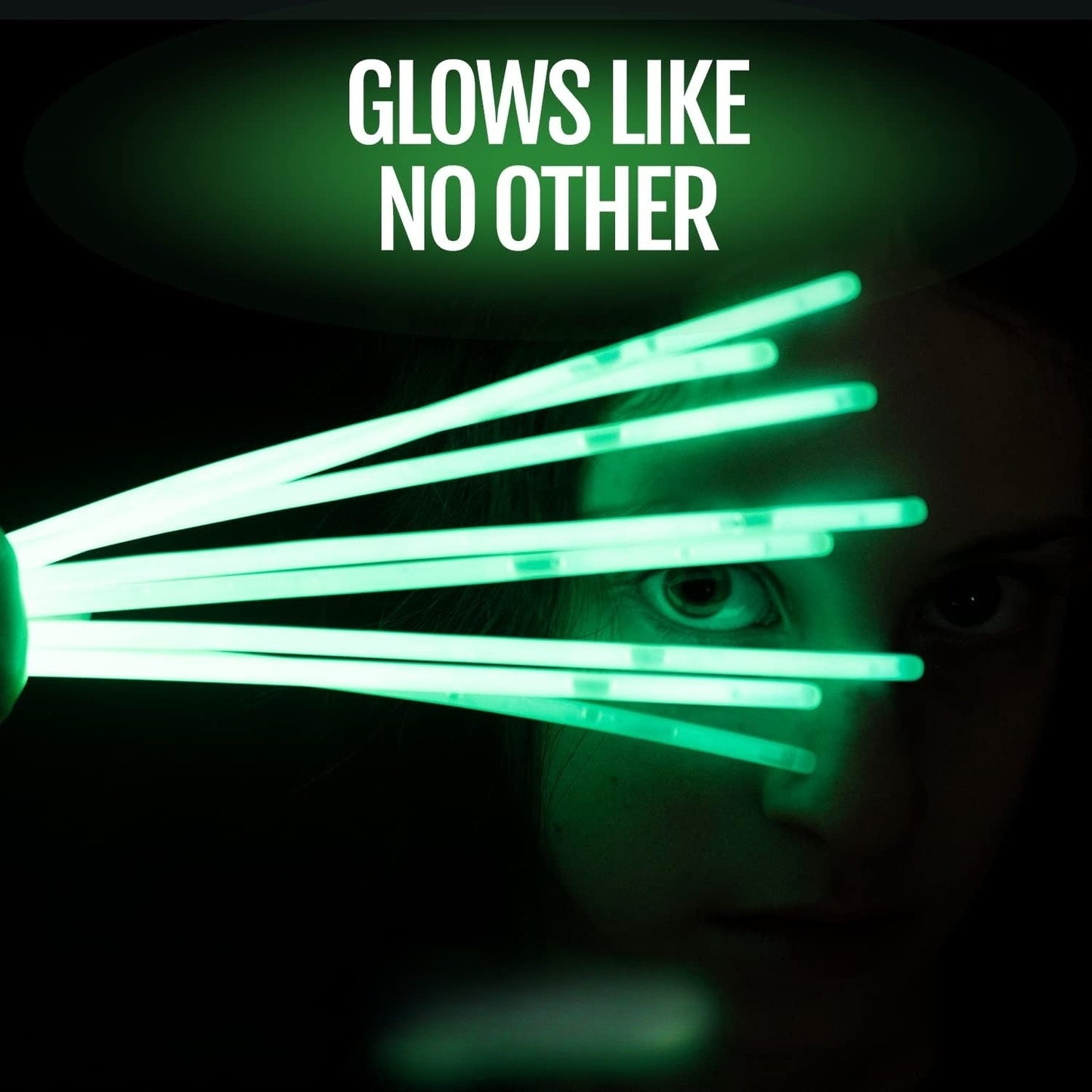 Bulk 100 PCS Ultra Bright Glow Sticks 8” 12 Hour Glow in the Dark Party Pack Waterproof Party Favors for Birthdays Weddings Halloween Camping Wholesale