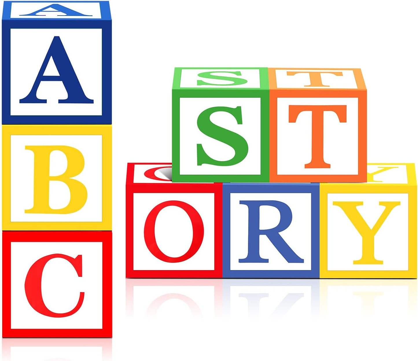 Bulk ABC Alphabet 123 Balloon Box 30x30 Inch School Party Decorations Graduation Birthday and Baby Shower Decor Wholesale