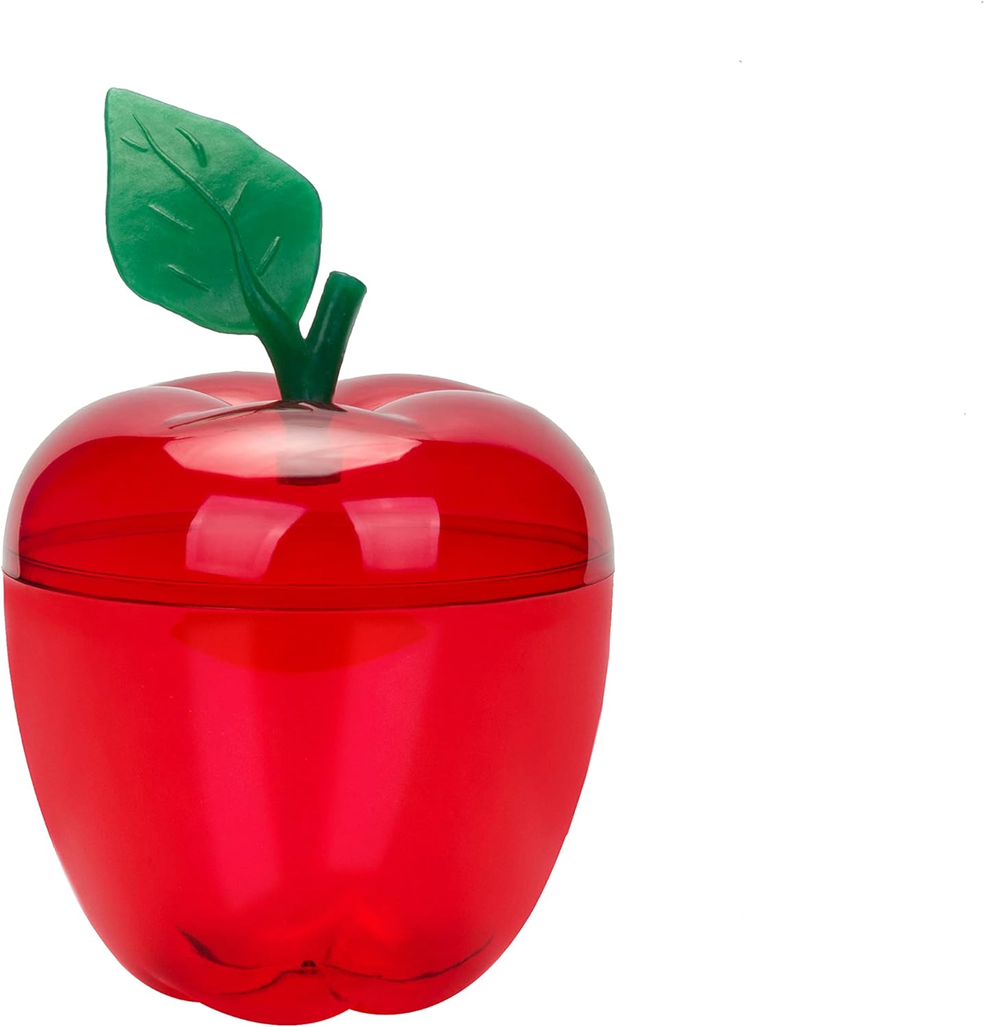 Bulk Large Clear Apple Containers Candy Toy Fillable Jars Back to School Teacher Gifts Wedding Ornaments Christmas Decorations Wholesale