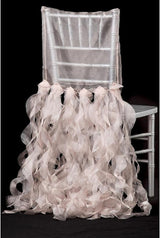 Bulk Curly Willow Chiavari Chair Back Slipcover in Fuchsia: Elegant Design, Perfect for Weddings and Special Events Wholesale