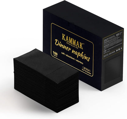 Bulk 100 Pcs 16.5" x 16.5" Premium Dinner Napkins with Flatware Pocket Soft Absorbent Cloth for Kitchen Parties Weddings Events Wholesale