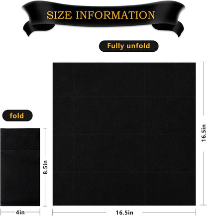 Bulk 100 Pcs 16.5" x 16.5" Premium Dinner Napkins with Flatware Pocket Soft Absorbent Cloth for Kitchen Parties Weddings Events Wholesale