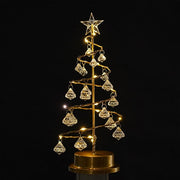 Christmas Tree Tabletop Lamp Crystal Night Light Bulk Home Decoration