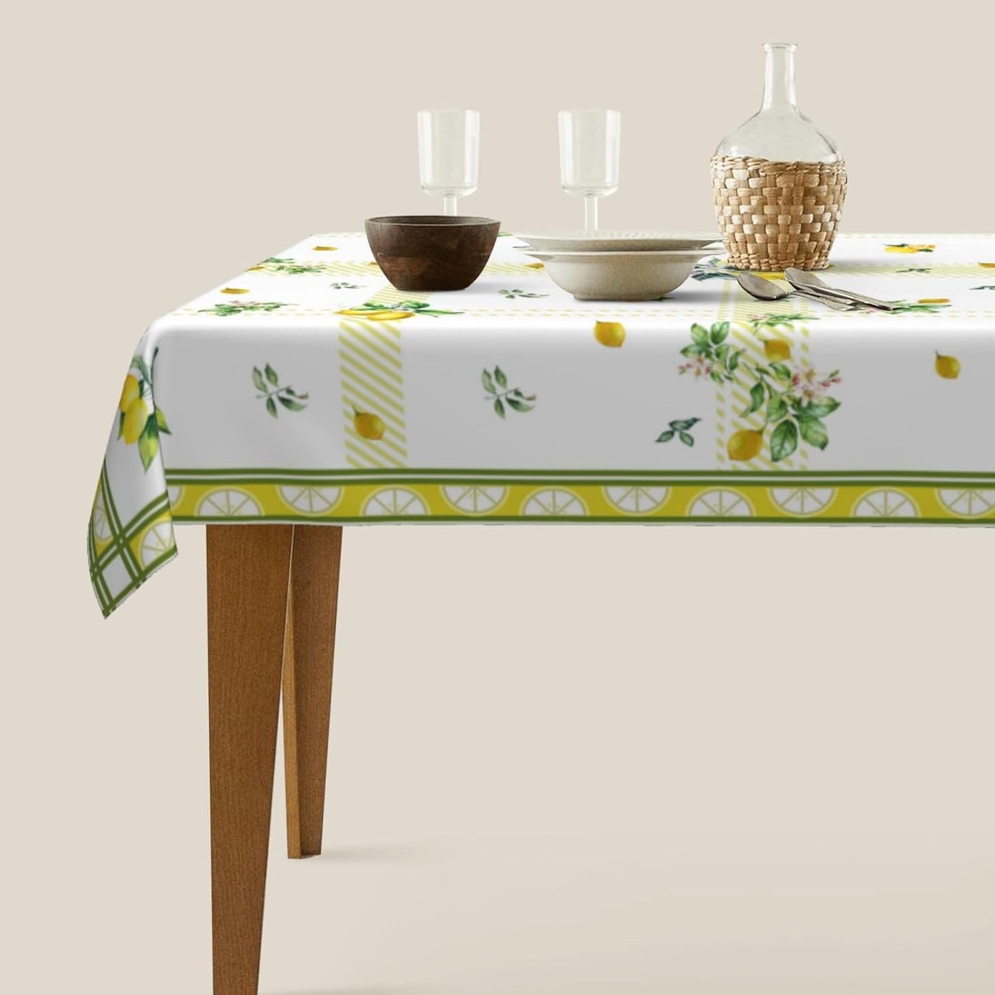 Bulk 60 Inch Round Tablecloth Stain Resistant Polyester Table Cover for Kitchen Dining Buffet Parties and Camping Mandala Design Wholesale