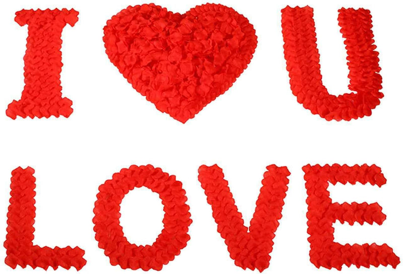 1500 Pcs Artificial Silk Rose Petals for Weddings, Proposals, Romantic Decor, Valentine’s Day, Anniversaries