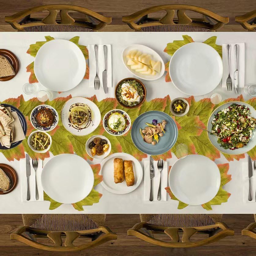 Bulk 50 Pcs Hawaiian Leaf Table Mats Perfect for Summer Parties Weddings and More Wholesale