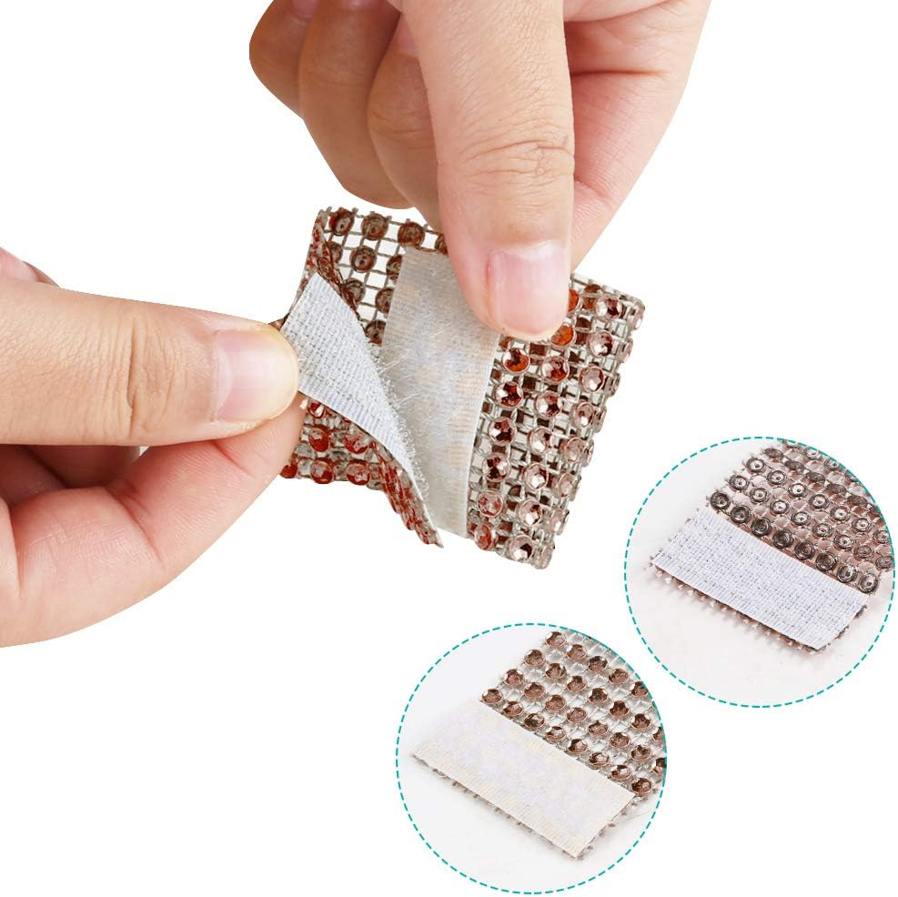 Bulk 50 Pcs Water Diamond Napkin Rings: Sparkling Decor for Table Settings Weddings Dinners Holiday Parties and Family Gatherings Wholesale