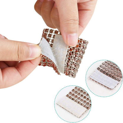 Bulk 50 Pcs Water Diamond Napkin Rings: Sparkling Decor for Table Settings Weddings Dinners Holiday Parties and Family Gatherings Wholesale