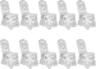 Bulk Golden Flower Print Brown Chair Cover Removable Washable Elastic Stretch Suitable for Banquets Weddings and Home Decor Wholesale