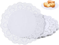 Bulk 100 Pcs 12 Inch Lace Paper Placemats Elegant Round Doilies for Weddings Birthdays Desserts Cakes and Tableware Decor Wholesale